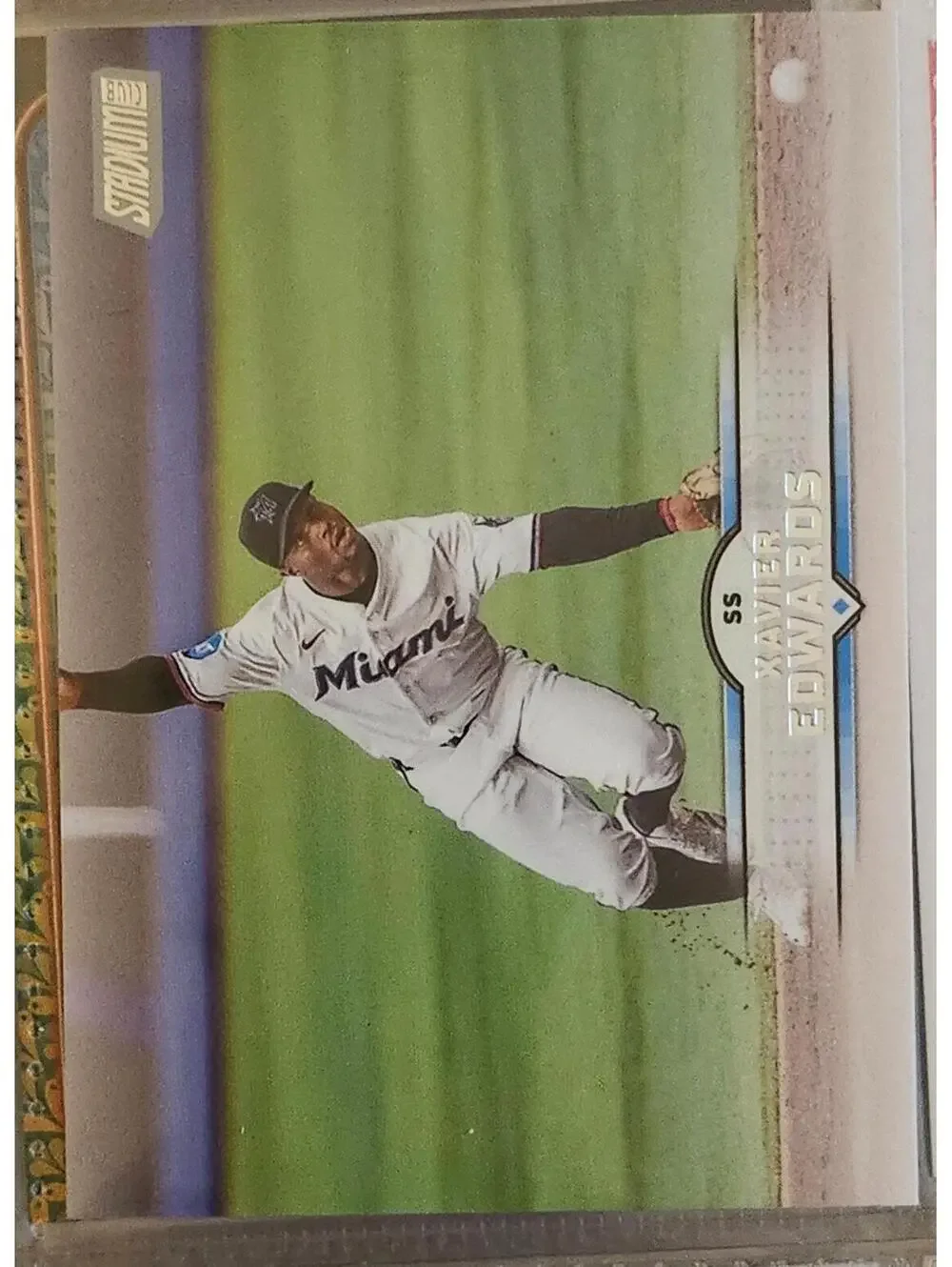 2025 Topps Stadium Club - Xavier Edwards - #107 Miami Marlins